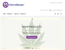 Tablet Screenshot of naturaldoctor.com